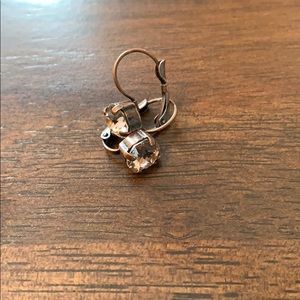 Rose gold earrings